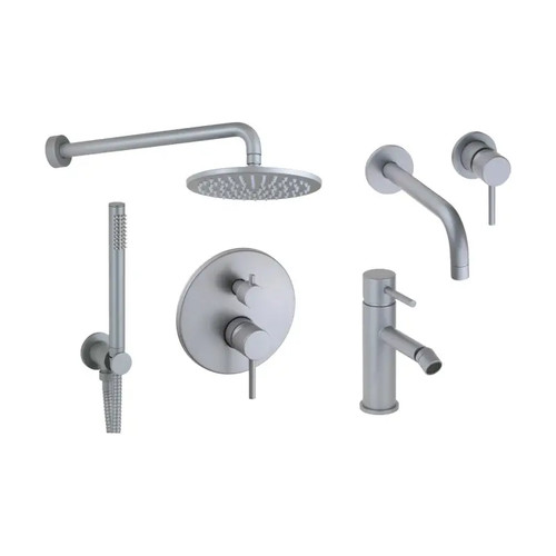Kit miscelatori lavabo muro